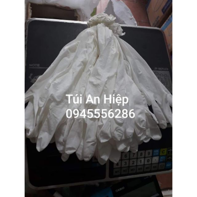 10 đôi găng tay cấy (găng cấy), tái sử dụng | Used, second-hand nitrile gloves (10 pairs)