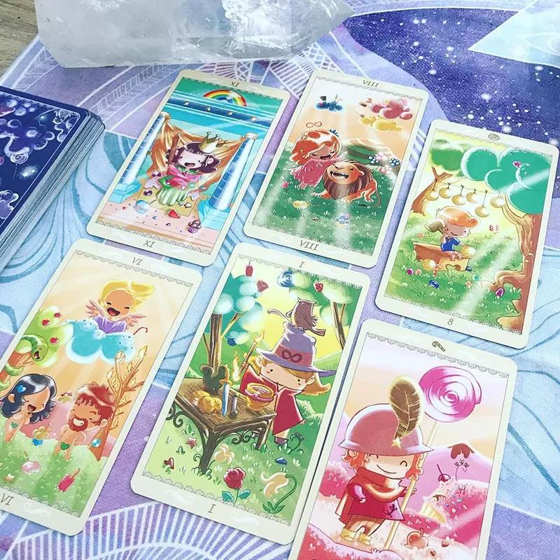 Bộ Bài Tarot 78 Crads / Bộ Màu Mực Nhiều Màu Sắc