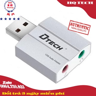 Usb sound usb âm thanh card sound dtech dt6006