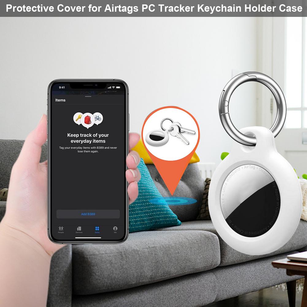 Vỏ Bảo Vệ Hộp Đựng Tai Nghe Apple Airtag Armor Có Móc Khóa Theo Dõi Air Tag 1 Pc
