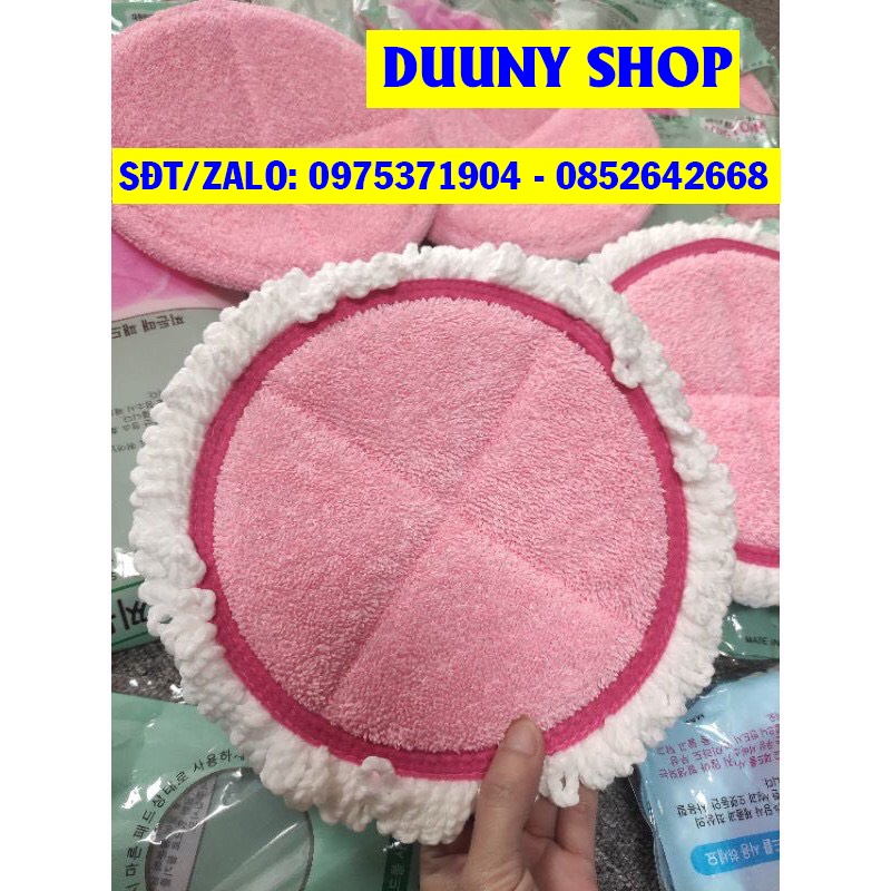 1 SET 2MIẾNG KHĂN LAU THAY THẾ CÂY LAU NHÀ HUSTORM, HÀN QUỐC CHÍNH HÃNG