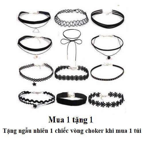 Túi Eva's Street phong cách Hàn Quốc tặng kèm 1 chiếc vòng cổ Choker siêu xinh