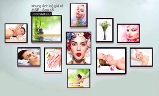 Bộ 11 tấm spa dán tường
