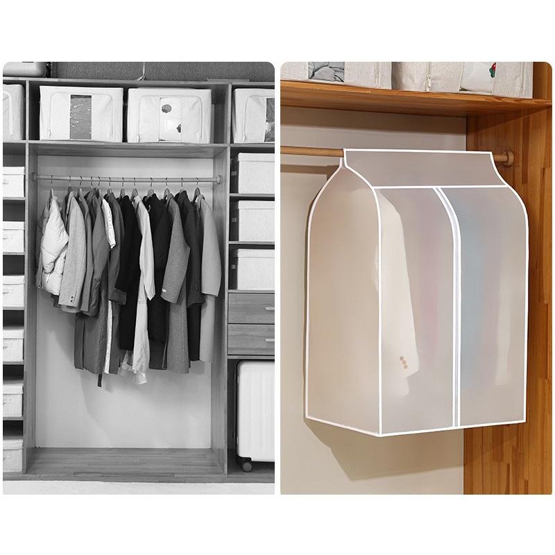 Túi bọc quần áo treo tủ chống bụi có khóa, chống thấm - Sắp xếp tủ quần áo