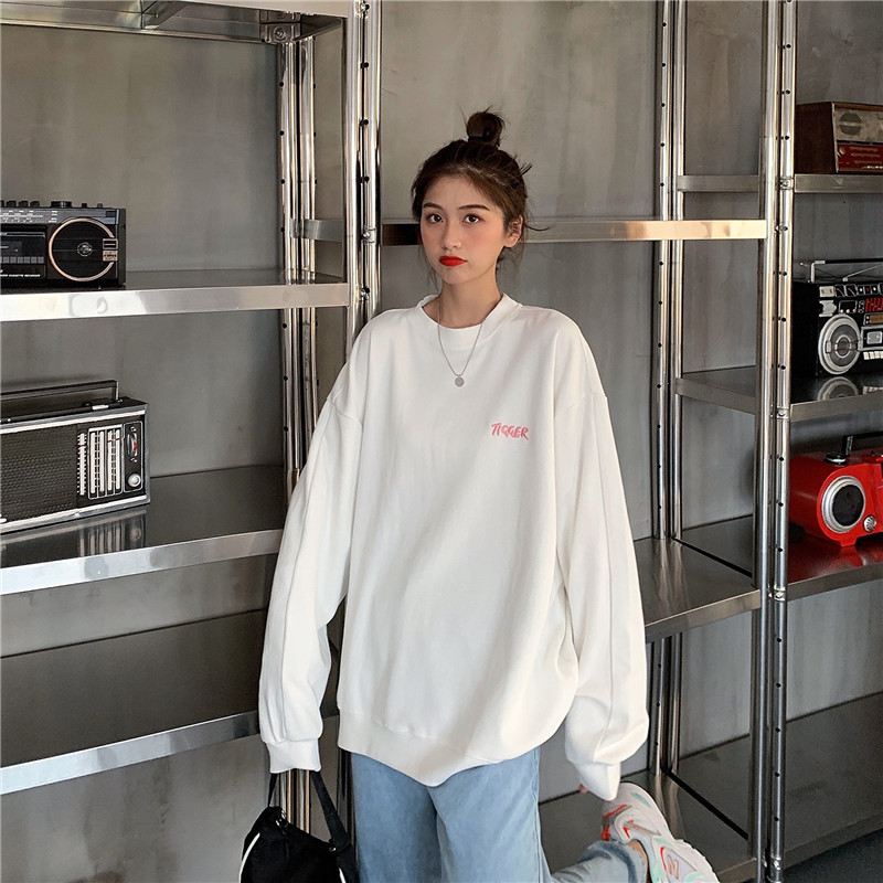 SUXI Áo len dài tay thời trang mùa thu 7 màu tùy chọn cá tính cho nữ