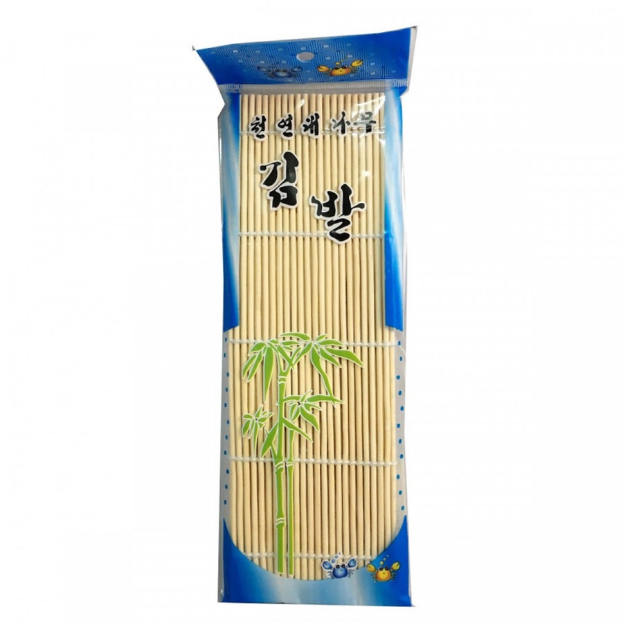 NỘI ĐỊA HÀN - Combo mành tre cuốn Kimbap và rong biển cuộn cơm sushi gimbab (10 tấm)