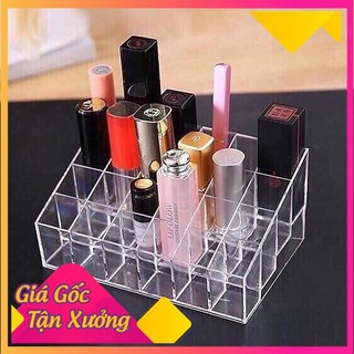 [XẢ KHO+FREE SHIP] Khay đựng son 24 ô tiện lợi