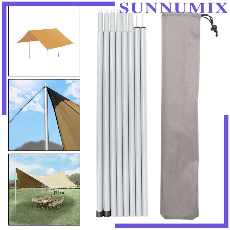 [Sunnimix] Bộ 8 Thanh Dựng Lều Cắm Trại Ngoài Trời / Bãi Biển Có Thể Tháo Rời