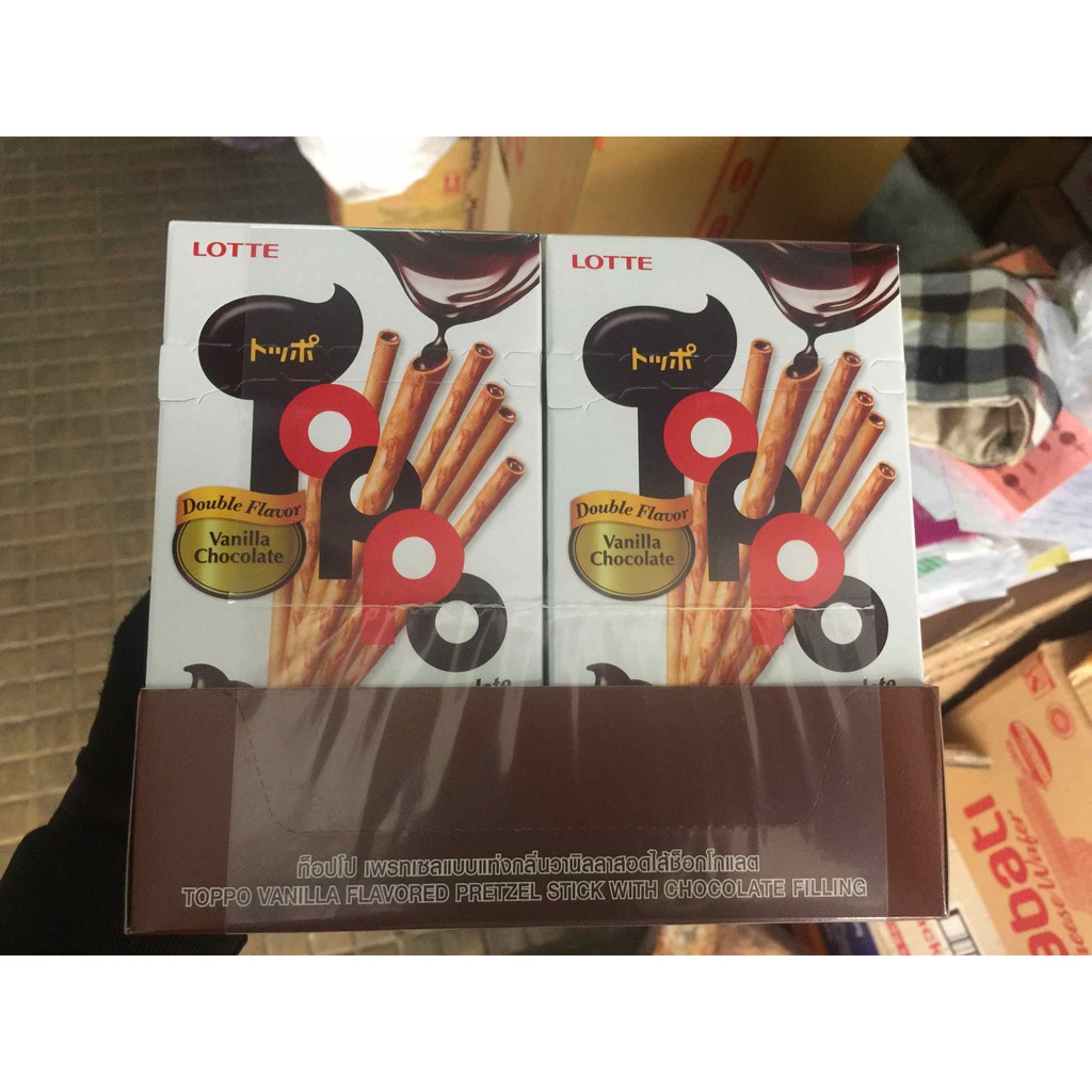 Bánh que Lotte Toppo lốc 40g
