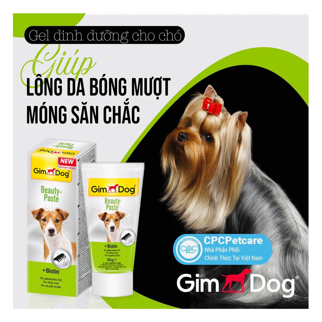 Gel Dinh Dưỡng GimDog Cho Chó 50g (Nhập khẩu Đức)