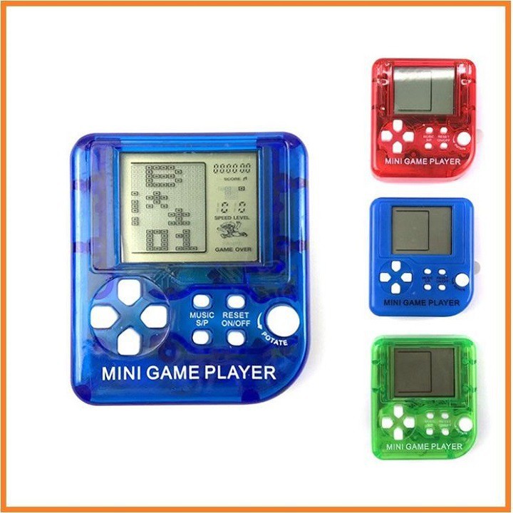Máy Chơi Game Mini Cầm Tay Cổ Điển -Kiêm Móc Treo Chìa Khóa (Màu Ngẫu Nhiên)