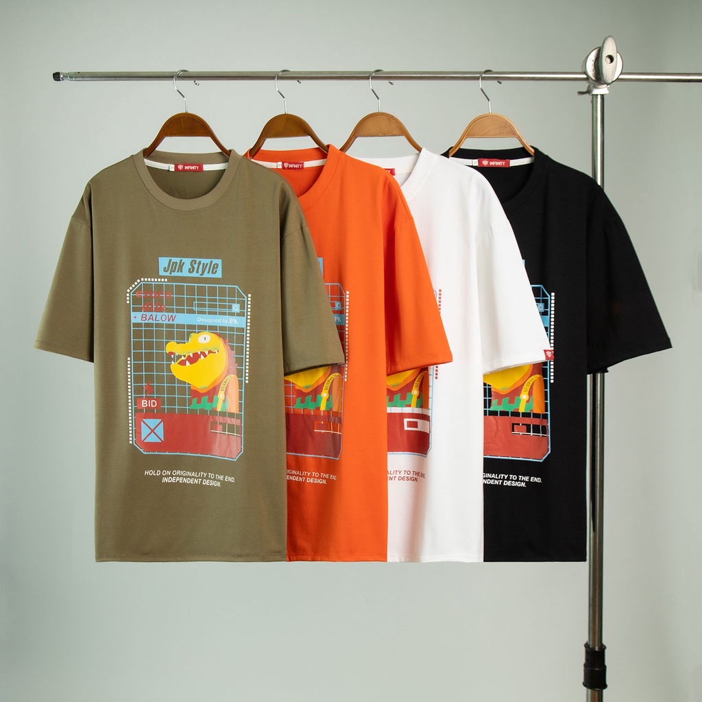Áo Thun Tici Tay Lỡ In Cá Sấu Siêu Cute, Áo Phông Mikenco Nam Nữ Phom Rộng JPK ATC951 | BigBuy360 - bigbuy360.vn