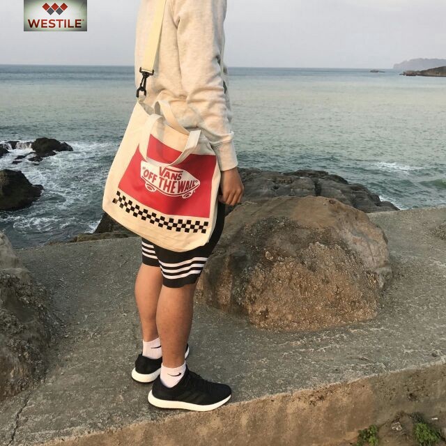 Vans Túi Xách Canvas Đeo Chéo Thời Trang Nam Nữ