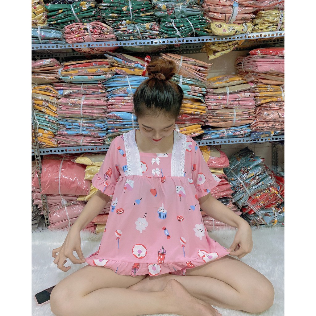 Bộ Đùi RenTiểu Thư(họa tiết kẹo kem) | BigBuy360 - bigbuy360.vn