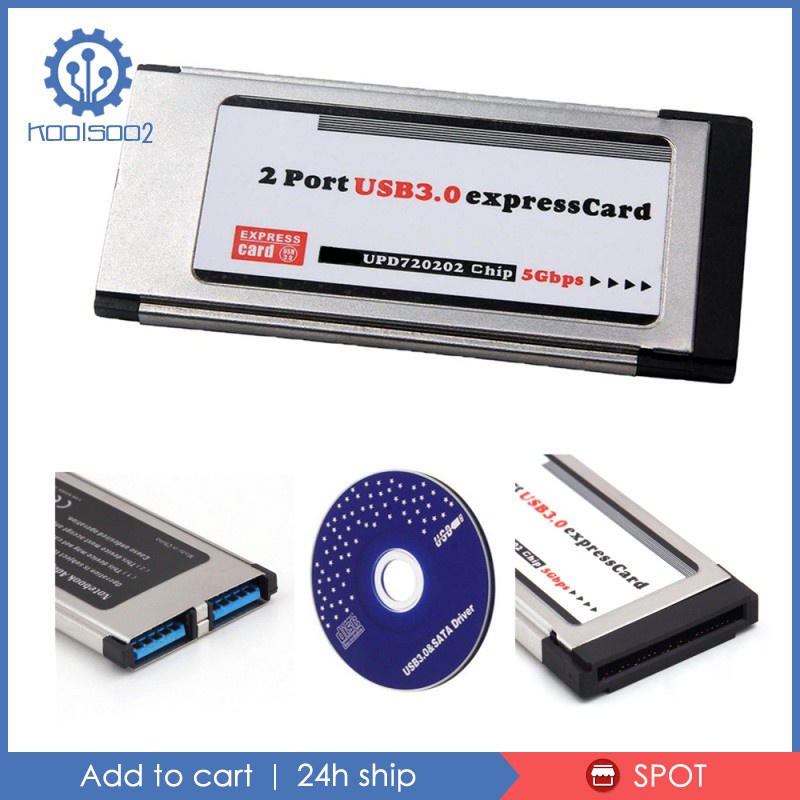 [Koolsoo2] [Koolsoo2] ✨Bảng Phấn Trang Điểm Kiểu Dáng Xinh Xắn Đáng Yêu✨Thẻ Chuyển Đổi 34mm Sang 2 Cổng USB 3.0 Cho Laptop Notebook