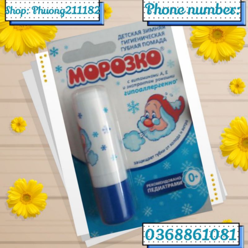 Son dưỡng ông già tuyết MOPO3KO Nga