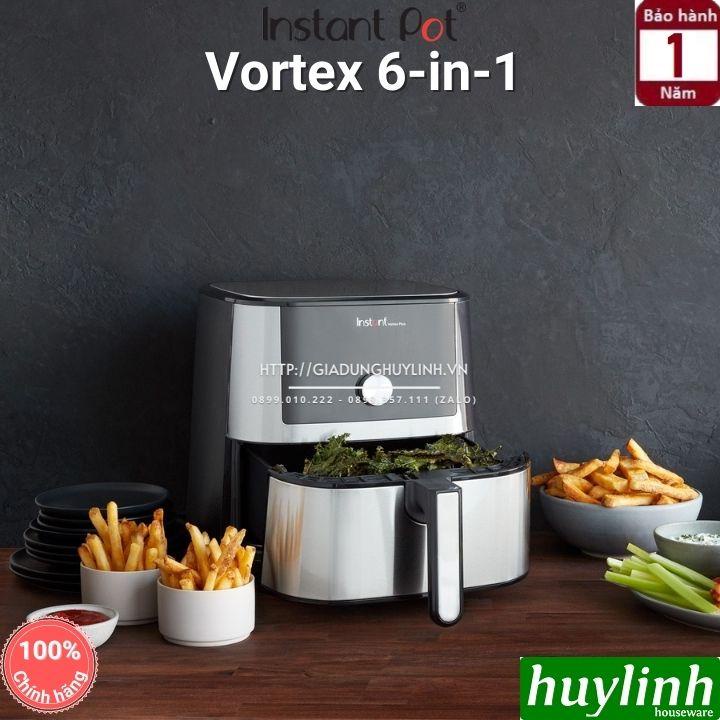 [Mã ELHAMS5 giảm 6% đơn 300K] Nồi chiên không dầu Insant Pot Plus 6-in-1 - 5.7 lít