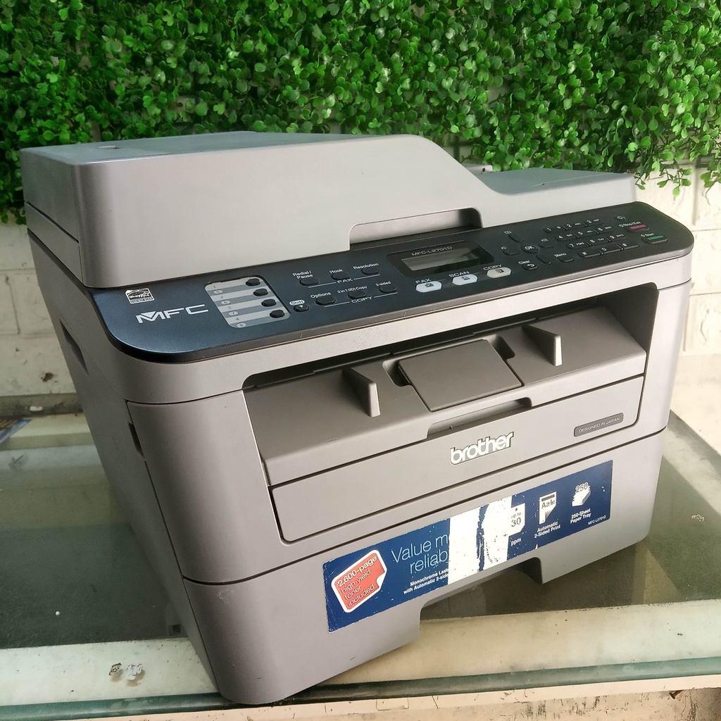 MÁY IN LASER ĐEN TRẮNG ĐA CHỨC NĂNG :IN, SCAN, COPY, FAX, BROTHER 2701/ 2701D ĐÃ QUA SỬ DỤNG - AALO.VN