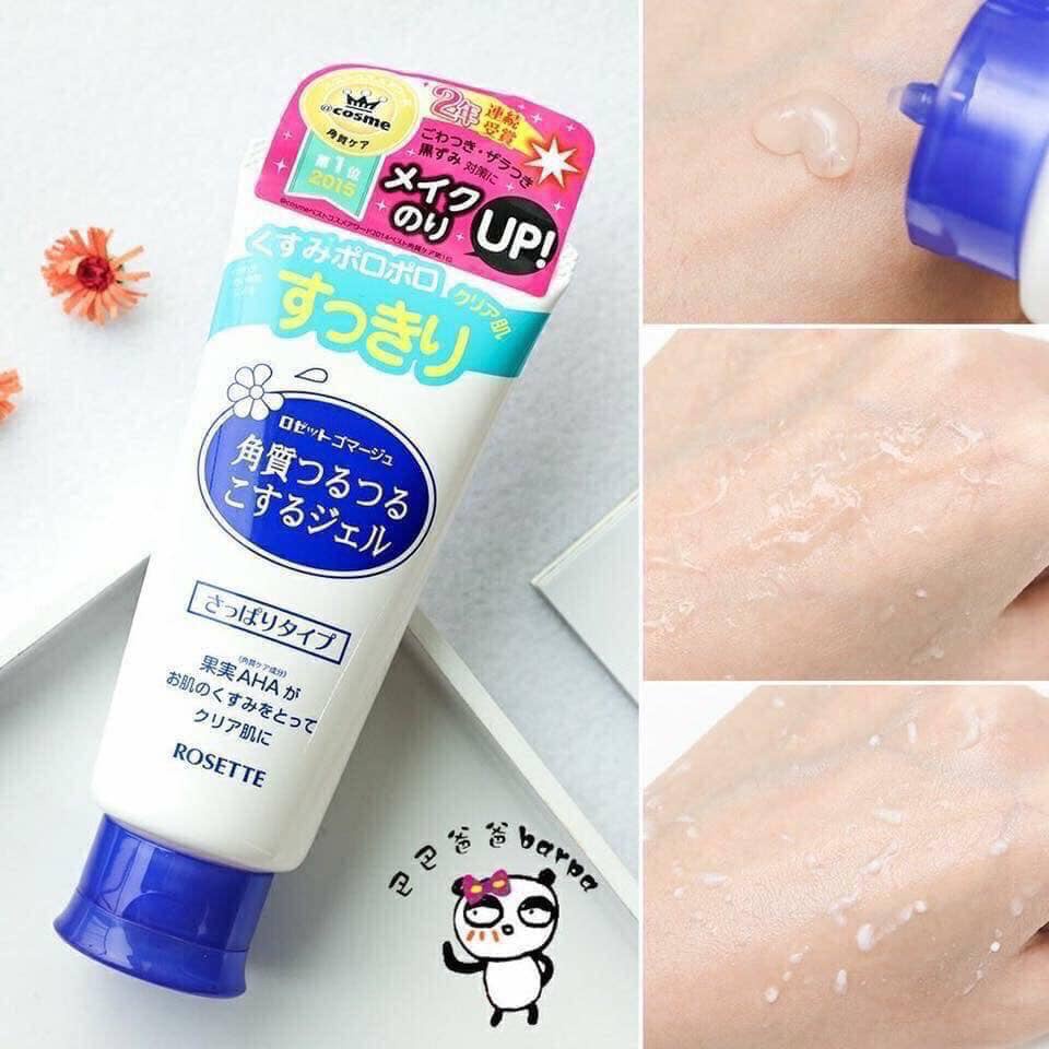 Tẩy Tế Bào Chết Rosette Gel Tẩy Da Chết Peeling 120g Nhật Bản