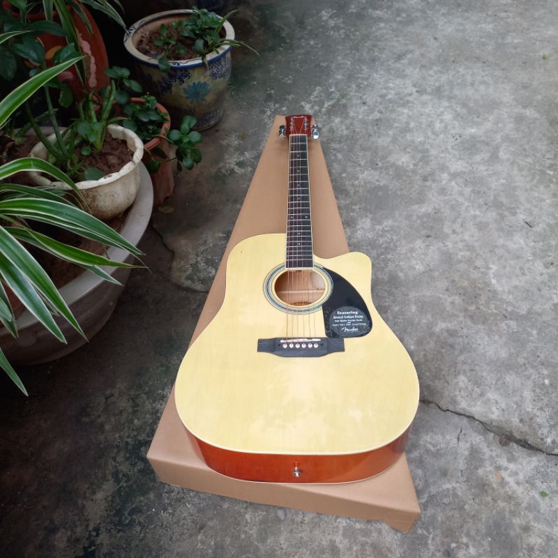 (Rẻ vô địch) đàn guitar acoustic Fender kèm full 10phụ kiện