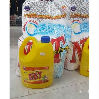 BỘT GIẶT 6KG - GÓI LỚN KÈM KHUYẾN MÃI NƯỚC RỬA CHÉN