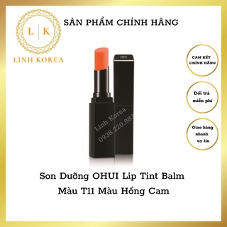 Son dưỡng làm hồng môi ohui chống nứt nẻ môi màu t11 hồng cam _full size