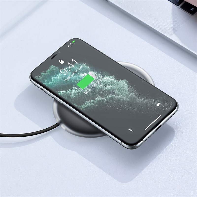 Đế sạc nhanh không dây 15W Baseus Jelly Wireless Charger cho iPhone/ Samsung/ Xiaomi/ Airpod Pro