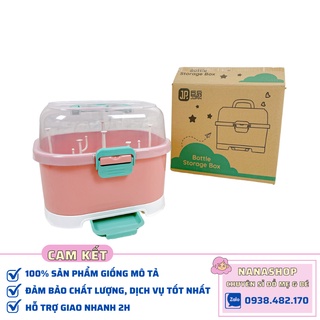 [Sỉ/Lẻ] Giá úp bình sữa cao cấp cho bé Jupin hiệu 9BABY màu hồng