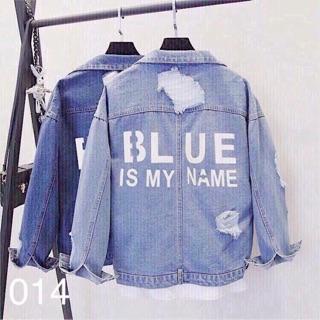 Áo jean blue đậm nhạt