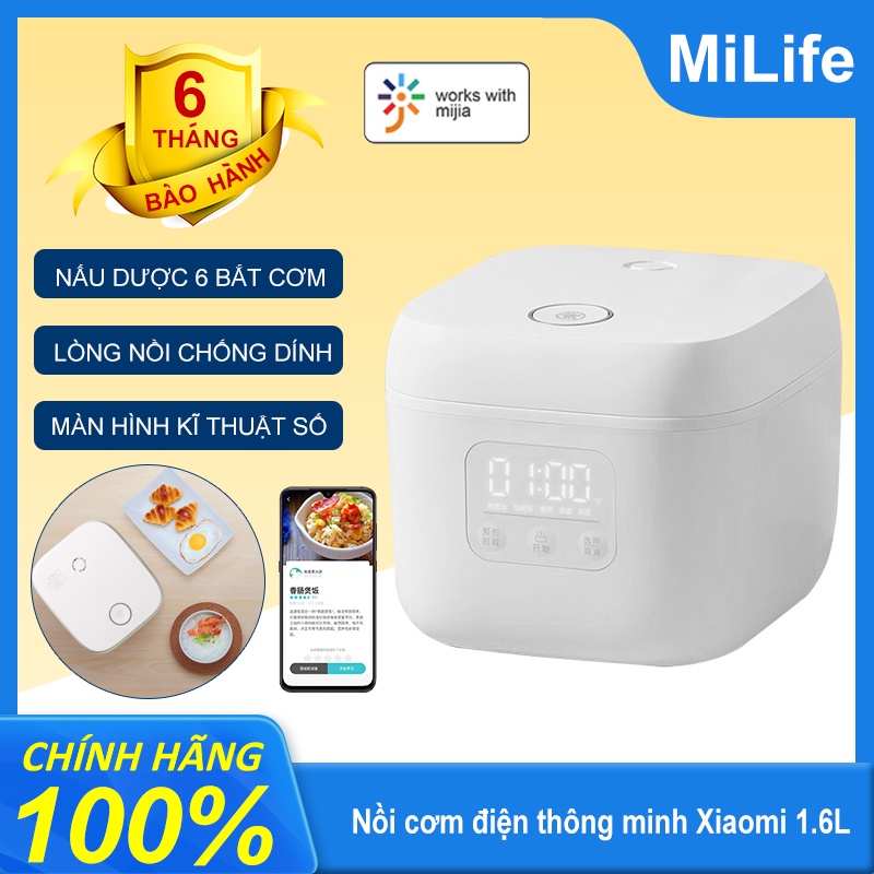 [Mã ELHAMS5 giảm 6% đơn 300K] Nồi cơm điện thông minh Xiaomi Zhiwu Zhu dung tích 1.6L