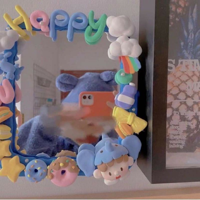 Đất sét tự khô 12/24/36 màu decor gương Cute Shop