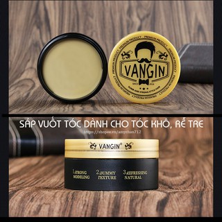 Sáp vuốt tóc Claywax Vangin chính hãng - Sáp vuốt tóc nam tạo kiểu tóc nhanh chóng - Dành cho tóc khô cứng, rễ tre