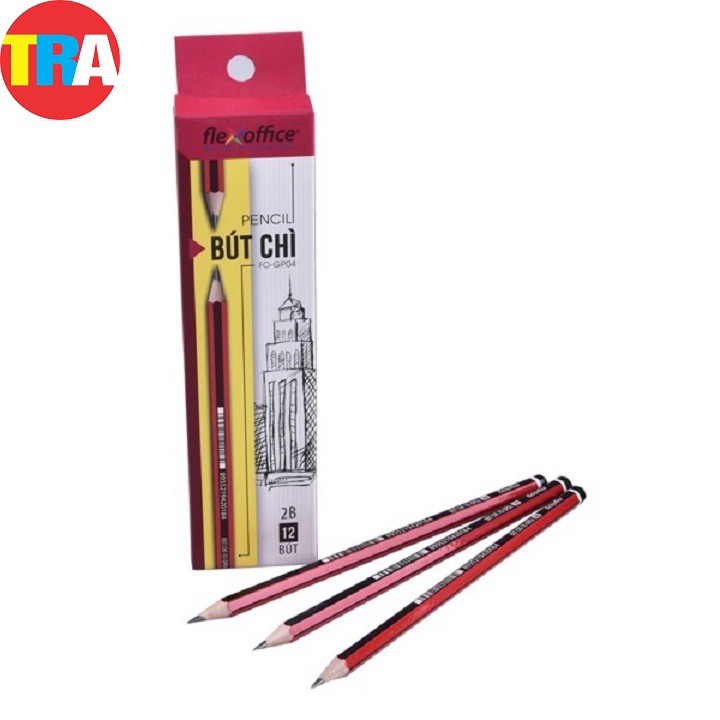 12 cây Bút chì gỗ 2B FO GP-04