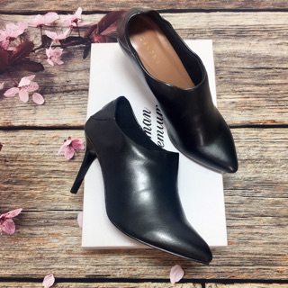 Bốt dẫm gót da mềm cao 8cm