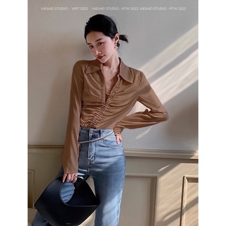Áo lụa dúm ngực Hàn quốc