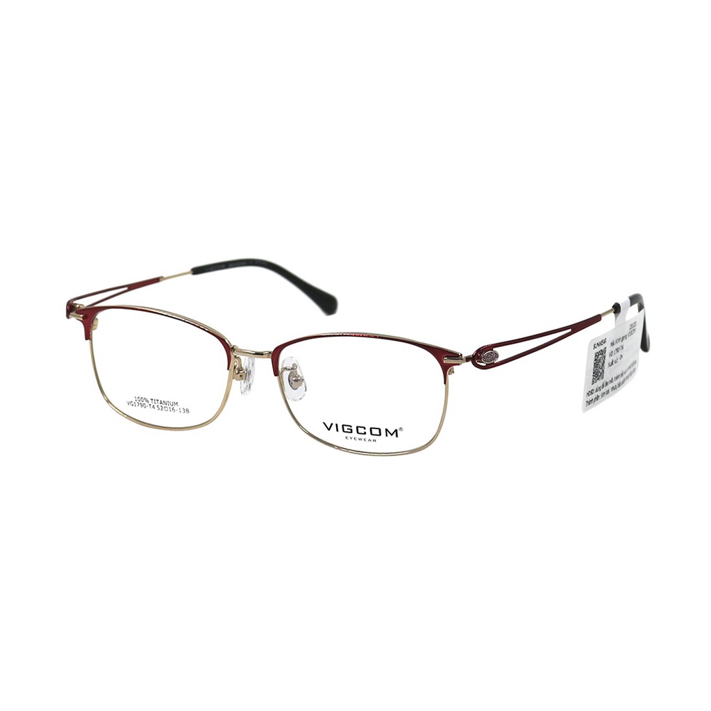 Gọng kính Vigcom VG1790 T4 chính hãng, thiết kế dễ đeo bảo vệ mắt
