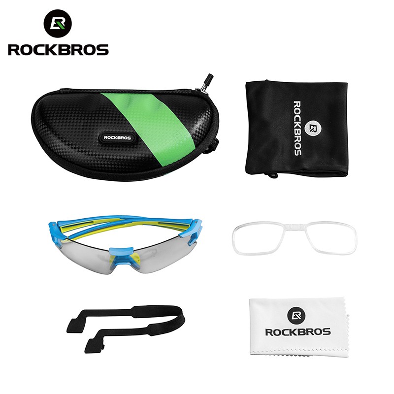 Kính mát ROCKBROS xe đạp thể thao ngoài trời chuyên nghiệp tròng đổi màu chống tia UV400 cao cấp