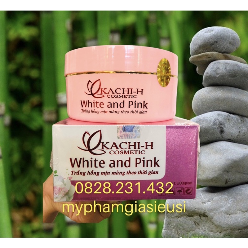 [NEW]Dưỡng Trắng Da Body KACHI-H WHITE AND PINK (200g)✅