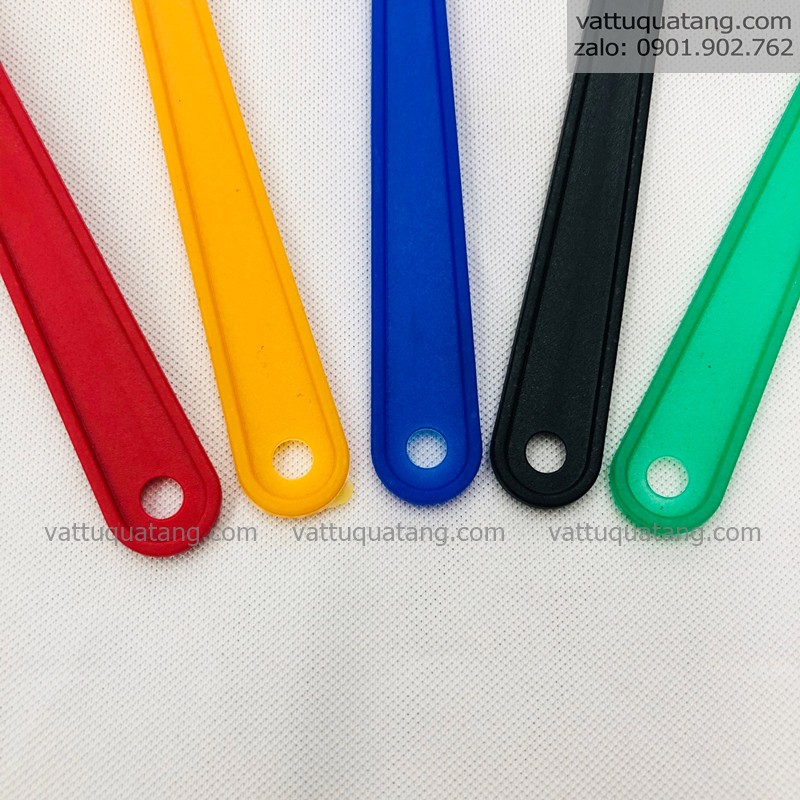 Combo 100 cái Phôi cán quạt nhựa cầm tay cho quạt quảng cáo