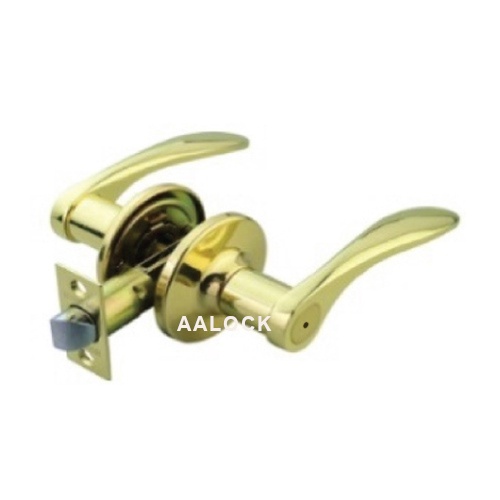 Khóa tay gạt Yale VL5322 US3 cho cửa WC- loại khoá cửa phòng màu vàng của Mỹ- NPP AALock
