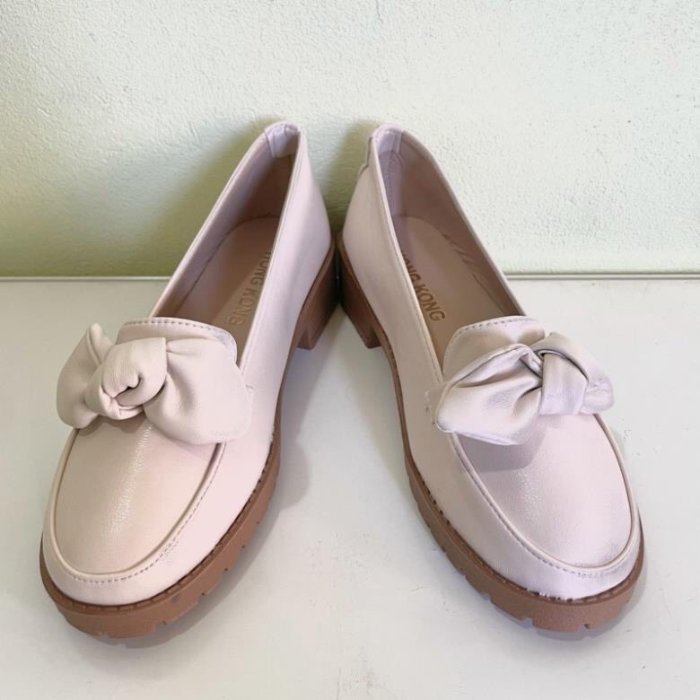 Guốc cao gót bít mũi thắt nơ gót 3 phân Mã SM02 ( from 1.5 lùi sz )