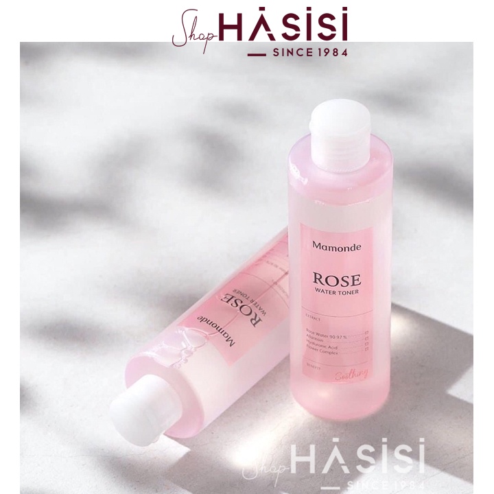 Nước Hoa Hồng Cấp Ẩm Cho Da Chiết Xuất Tinh Dầu Hoa Hồng MAMONDE ROSE WATER TONER 250ml