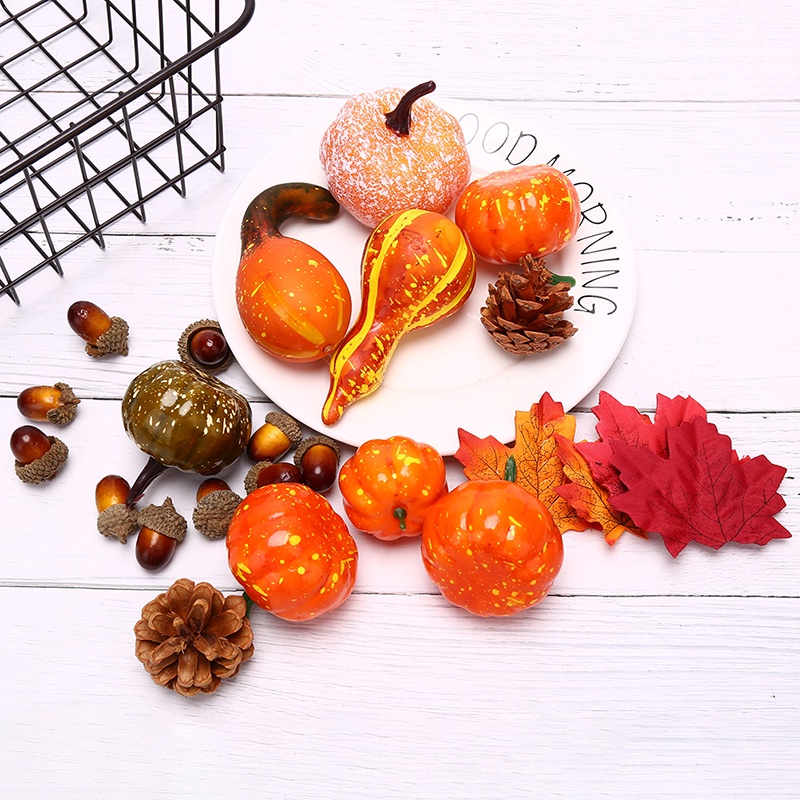 Set 50 đồ trang trí nhân tạo cho Halloween Diy