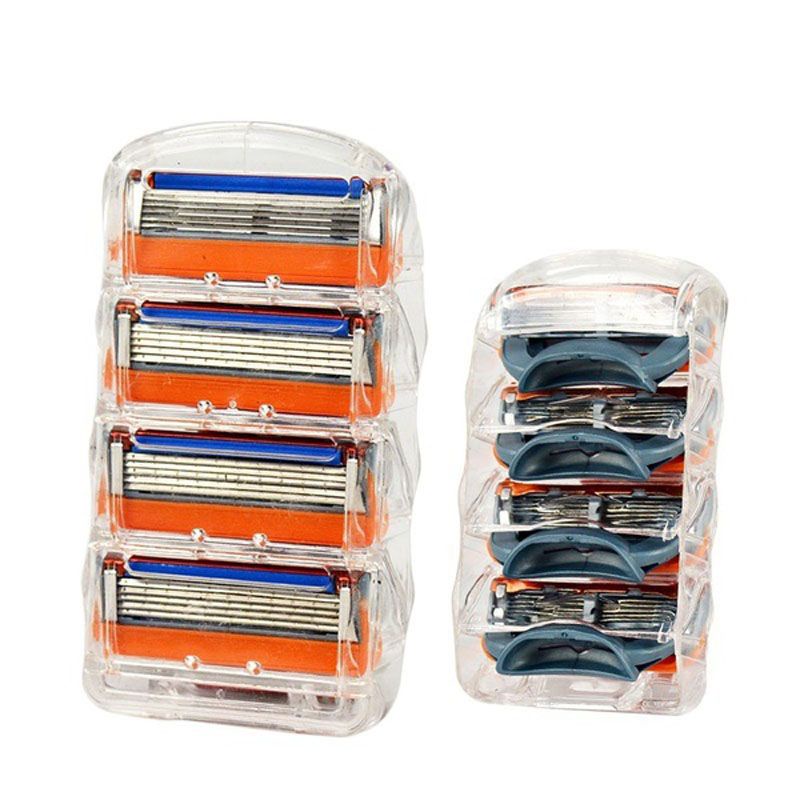 GILLETTE Bộ 4 Lưỡi Dao Cạo Râu 5 Lưỡi Cho Nam