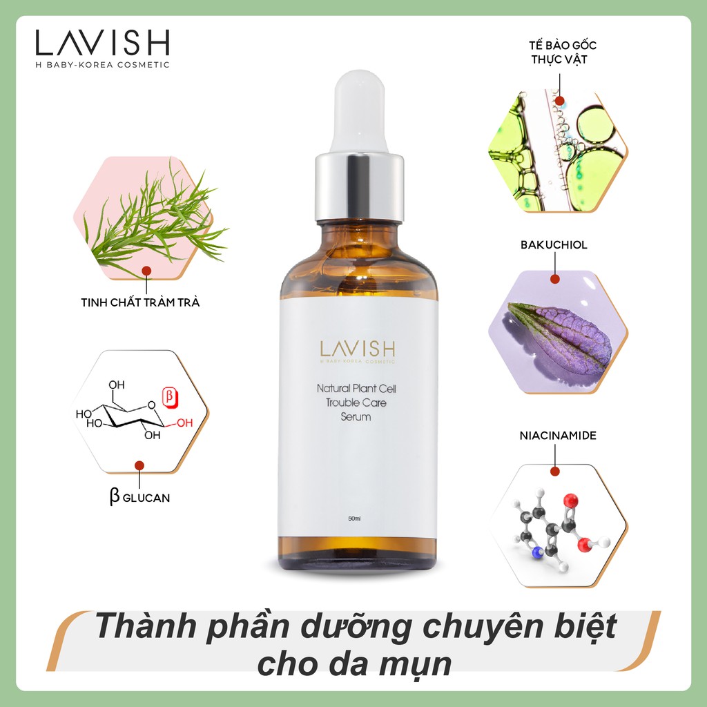 SERUM DÀNH CHO DA DẦU MỤN VÀ LỖ CHÂN LÔNG TO LAVISH H BABY 50ml