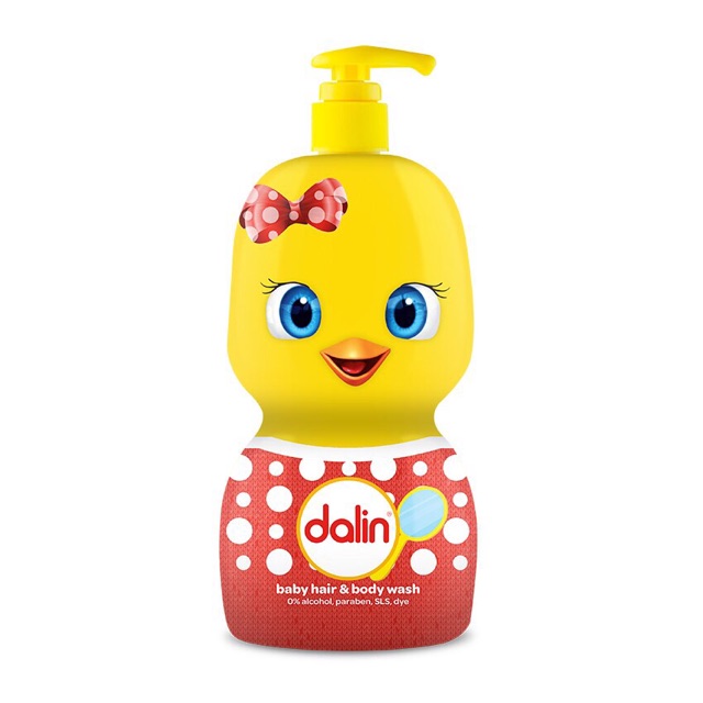 DALIN Hair baby hair &amp; body wash - Sữa tắm gội cho bé 650ml