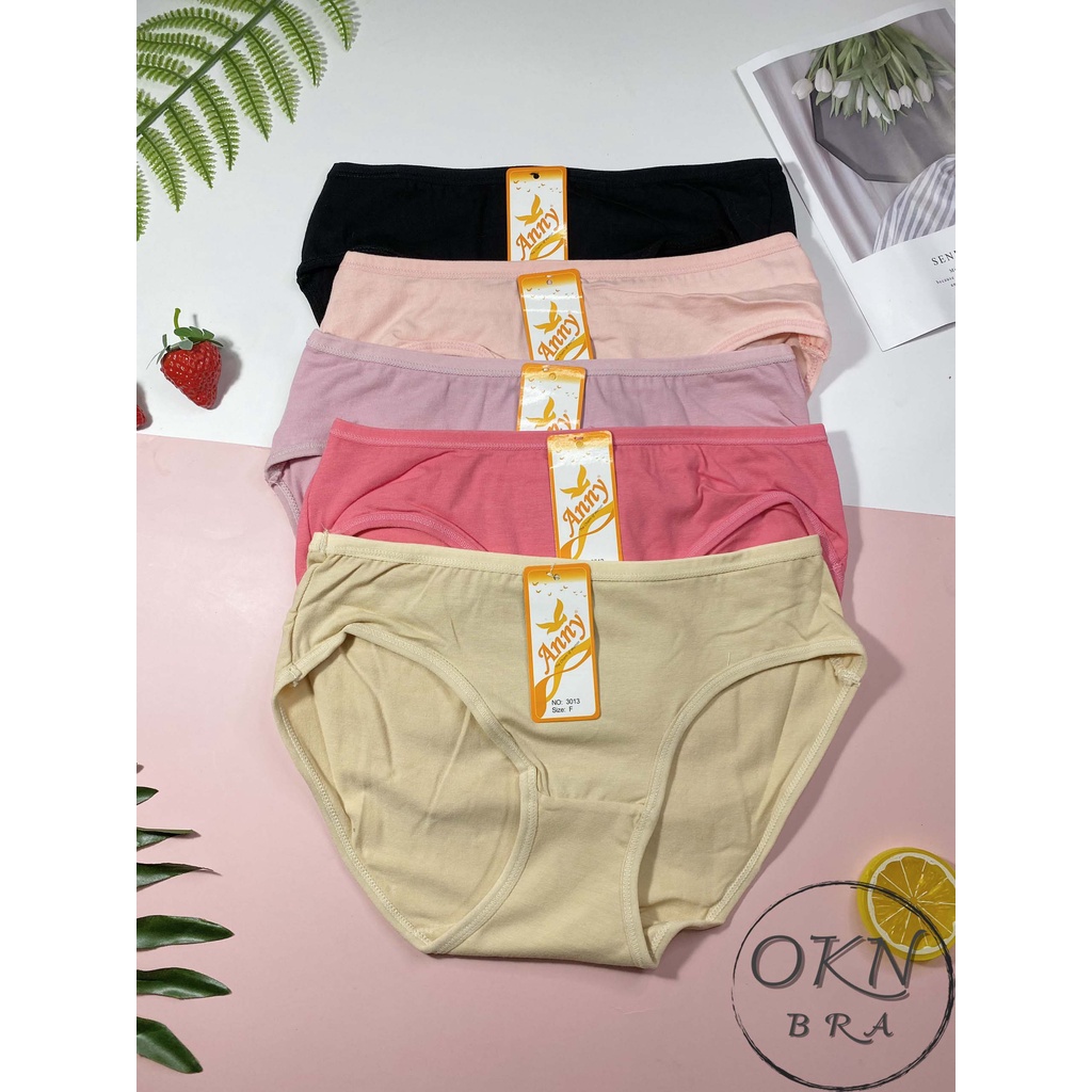 Quần lót nữ cotton mềm mát, thấm hút tốt Anny 3013 Thái Lan