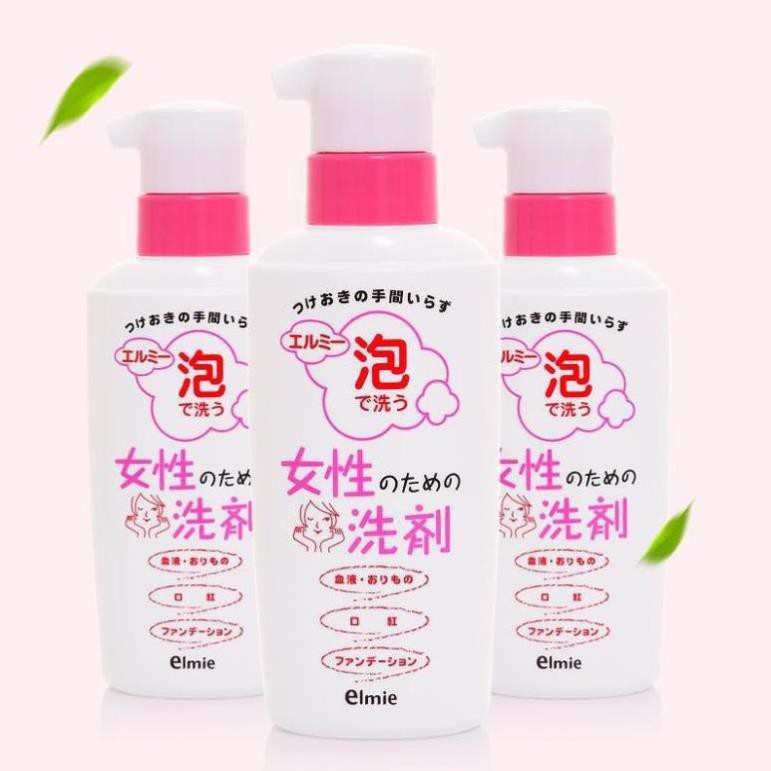 Nước giặt đồ lót dạng bọt Elmie 200ml giặt quần áo lót chuyên dụng shiroba