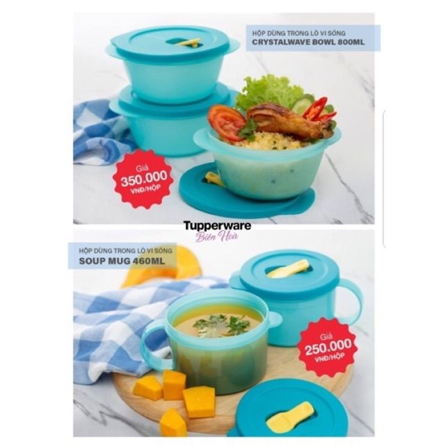 Tupperware - Hộp chuyên dụng cho lò vi sóng đủ size