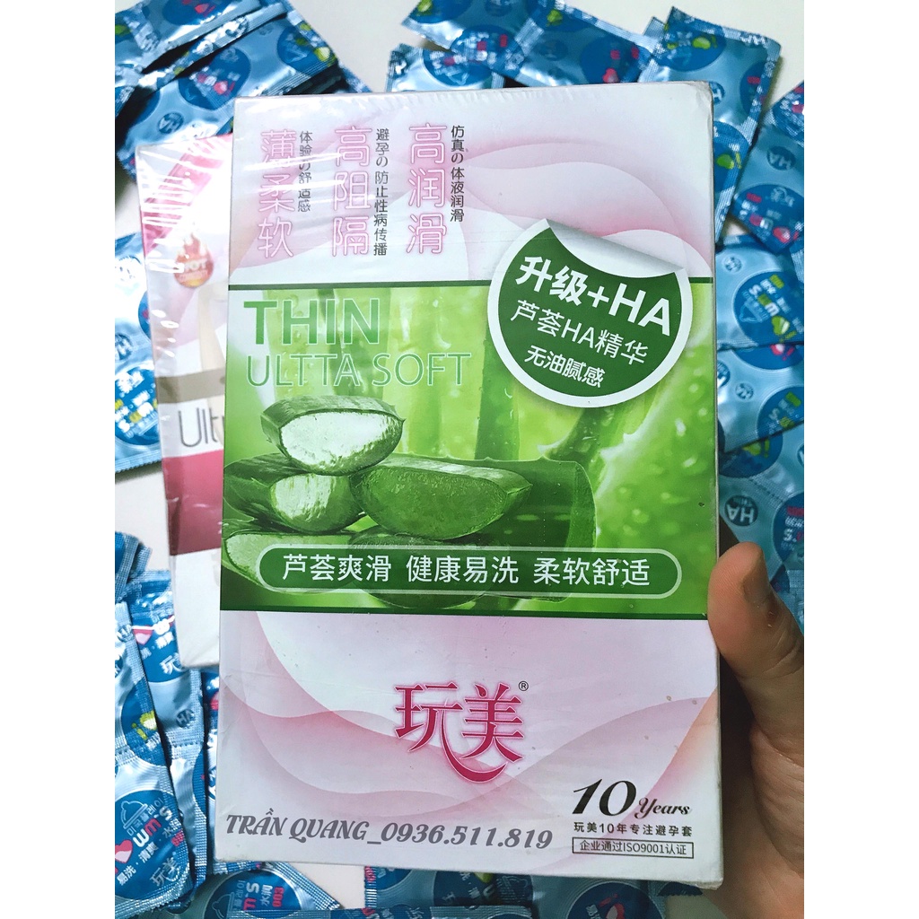 Bao cao su cô gái nha đam_Hộp 100 chiếc_Hàng nội địa Trung